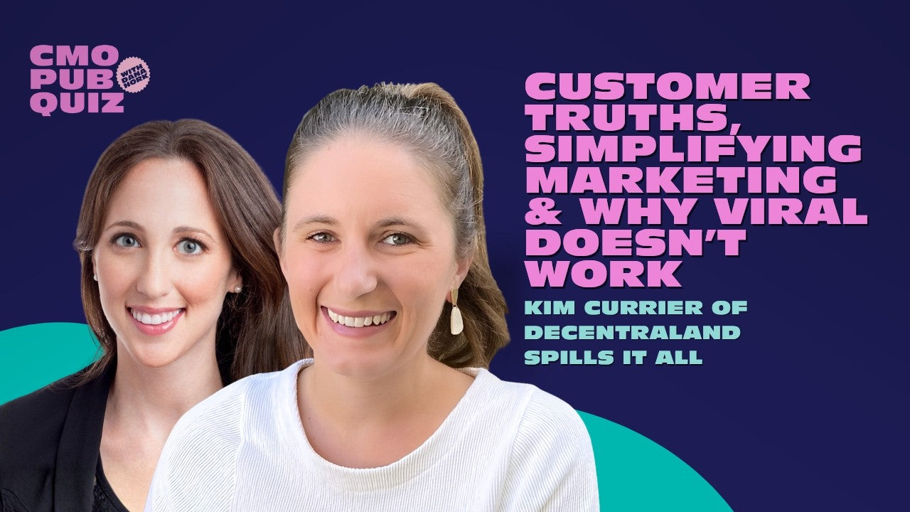 Kim Currier on CMO Pub Quiz | Beers With Friends
